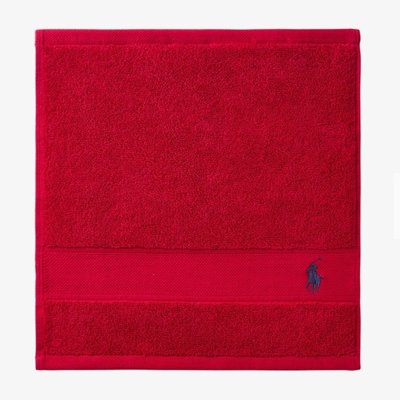 Polo RALPH LAUREN Towel Wash Cloth Towel Polo Player 13x13 inch - Picture 8 of 9